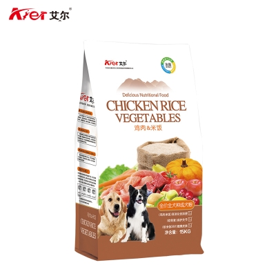 艾尔Aier鸡肉米饭狗粮|通用型成犬粮15kg(30斤)